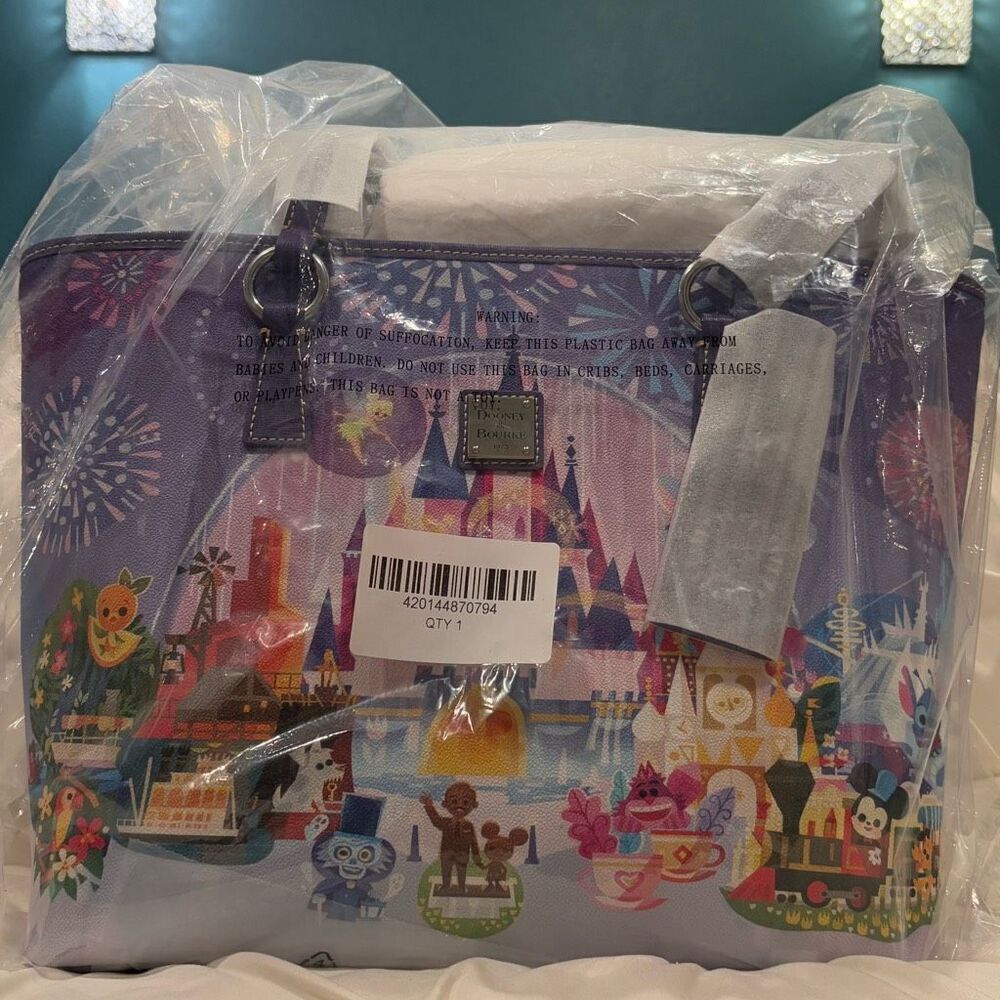 Dooney & Bourke Disney Parks Joey Chou Castle Tote Bag NWT